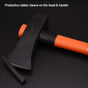 HARDEN 6LB 8LB plein air Camping survie fendillement bois survie hache hachette avec poignée en fibre de verre - Product Image 6
