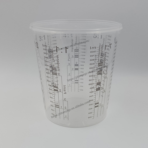 Venta al por mayor 1300ml 650ml 500ml 400ml 1000mL taza de mezcla de colores de plástico para pintura de automóviles taza de mezcla de detalles de automóviles - Product Image 3