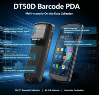 Terminal de données mobile Android UROVO DT50D UHF RFID avec lecteur de codes-barres 1D 2D
