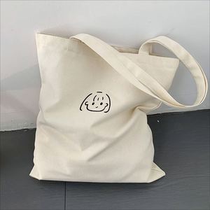Cotton Canvas Reusable Grocery Shopping Blank Tote <b>Bag</b> with Handles - Product Image 4