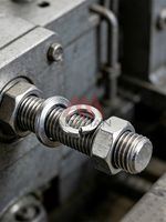 Industrial Spring Lock Washer GB93 Standard 304 Stainless Steel Plain Finish Split Fastener