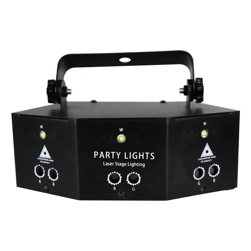 Disco Laser Light 9 Eye RGBW