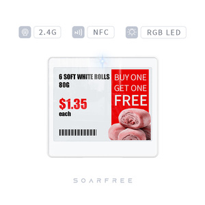 SOARFREE 4,2 дюймов умные беспроводные электронные полки вывески цифровые вывески ценники для магазинов самообслуживания - Product Image 4