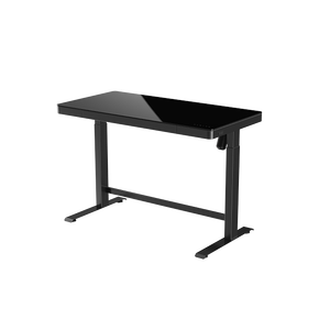 Tempered Glass Top điện chiều cao có thể điều chỉnh PC ngồi đứng bàn bảng với ngăn kéo - Product Image 3