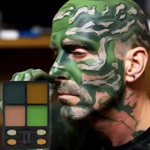 KHY Für die Jagd Camuflaje Militar Camo Face Paint