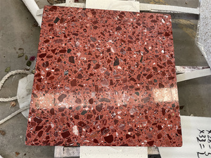 Dày đá Đánh Bóng Mặt Đỏ xi măng thủy tinh terrazzo gạch cho bảng - Product Image 3