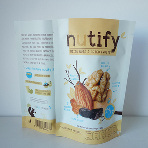 Bolsas de Plástico con Cierre Hermético Personalizadas para Envasado de Alimentos, Bolsas de Plástico con Cierre Hermético para Nueces - Product Image 3