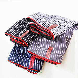 Hot Mid-Waist <strong>Boxer</strong> Briefs for Men Custom Breathable Polyester Underwear <strong>Personalised</strong> Stripe Fashion Shorts for Adults - Product Image 4