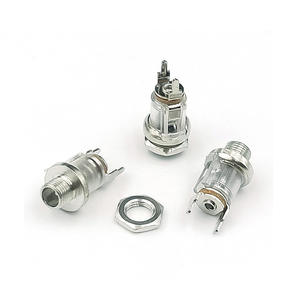 ปลอกทองแดงใสแบบแนวตั้งพร้อมช่องเสียบ DC แบบมีเกลียว 3.5*1.3 ช่องเสียบเสียงแบบวงกลม DC-035-1 ช่องเสียบตัวเมียจากโรงงาน - Product Image 4