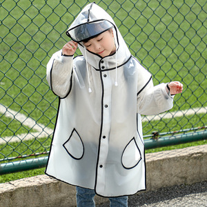 LOTUS Travel Waterproof Transparent EVA Long Raincoat <strong>Kids</strong> <strong>Rain</strong> <strong>Coat</strong> for <strong>Kids</strong> - Product Image 5