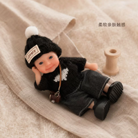 Muñeca Reborn de Silicona Sólida de 6 Pulgadas, con Ropa de Moda, Juguete de Muñeca para Juego de Imitación para Niños, Regalo para Niñas Pequeñas