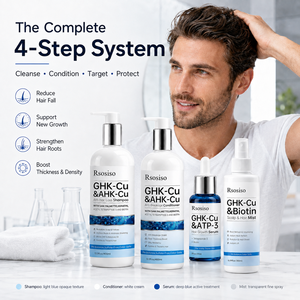 <span class=keywords><strong>Champú</strong></span> al por mayor OEM sin sulfatos con GHK y tripeptido de cobre, con queratina para el cabello, anticaída, revitalizante para el cuero cabelludo y contra la caída del cabello. - Product Image 4