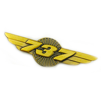 Badge métallique volant personnalisé, épinglette en émail, broche tendance avec logo sur mesure pour événements et cadeaux, émail de haute qualité