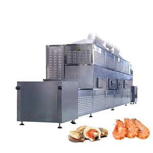 เครื่องอบแห้งไมโครเวฟแบบต่อเนื่อง FLYSUN สายพานลำเลียงสแตนเลส 304 สำหรับกุ้งและอาหารทะเล - Product Image 1