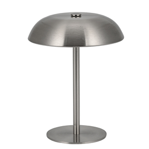 Lampe de table moderne en métal, abat-jour noir en forme de dôme, commande tactile, Wi-Fi, LED réglable avec base ronde, 2700K blanc chaud, CRI 80 - Product Image 2