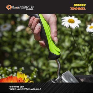 551032 Truelle de jardin robuste en acier inoxydable avec poignée ergonomique pour la plantation, le creusement et le désherbage - Product Image 6