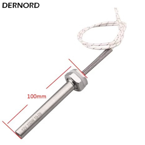 <span class=keywords><strong>Résistance</strong></span> de chauffage électrique, tube en acier inoxydable, diamètre <span class=keywords><strong>12v</strong></span>, <span class=keywords><strong>100w</strong></span>, M16, élément de chauffage tubulaire, modèle industriel droit, bon prix - Product Image 2