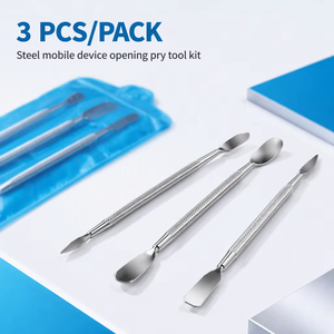 Kit di Strumenti 3 in 1 con Doppia Estremità in Metallo per Apertura e Riparazione di Telefoni Cellulari e Tablet - Product Image 4