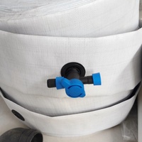 Tuyau principal d'irrigation PE plat de 2/3/4 pouces, pré-percé, résistant aux UV, haute pression