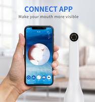 Brosse à dents électrique double face en gros avec miroir endoscopique visuel de la cavité buccale, étanche IPX7, 5 modes, rechargeable par USB