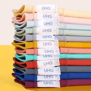 230gsm 100% Cotton Heavyweight Oversized Fit Knitted Fabric Short Sleeve Casual Men's T-Shirt with Pattern Custom - Product Image 3