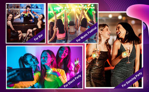 Кольца со светодиодным освещением для девичника, сувениры, бриллиантовое кольцо для дня рождения, свадьбы, вечеринки, аксессуары, мигающее кольцо на палец - Product Image 3