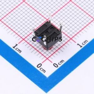 TP10812670 Tactile Switch Through hole Component (THT),6x6mm Switch Single Pole Single Throw Round Button 2.6N Through Hole - Product Image 2