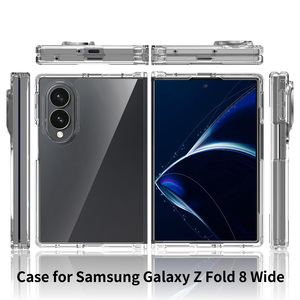 Funda Transparente Laudtec para Samsung <span class=keywords><strong>Galaxy</strong></span> Z Fold 8, Resistente a Impactos, Anti-Amarillamiento, Ligera, Compatible con Logotipo Personalizado, Venta al Por Mayor OEM - Product Image 1