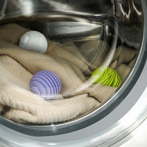 ลูกบอลซักผ้า TPR อุปกรณ์ทำความสะอาดแบบใช้ซ้ำได้สำหรับเครื่องซักผ้า เครื่องมือวิเศษป้องกันการพันกันพร้อมฟังก์ชั่นขจัดคราบ - Product Image 3