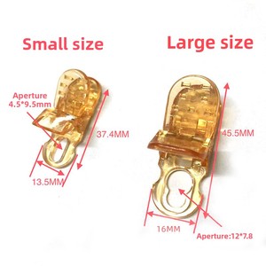 Dài hạn Cổ Phiếu nhựa cá sấu <span class=keywords><strong>Clip</strong></span> 2.0/2.5cm dây buộc lật cho con bú khăn núm vú phụ kiện <span class=keywords><strong>Clip</strong></span> chống rơi phụ kiện - Product Image 6