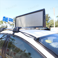 Nouvel écran LED couleur 2,96 mm pour taxi avec contrôle sans fil 4G/WiFi/GPS, étanche IP66, luminosité automatique OLED, économie d'énergie pour voiture