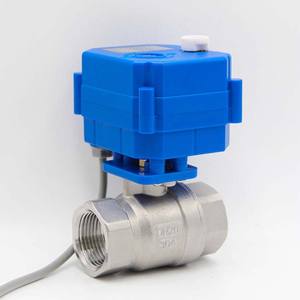 Vanne à boisseau sphérique électrique miniature (DN20) en acier inoxydable, fonctionnement manuel/flash pour le contrôle de l'eau, du gaz et de l'huile, personnalisation OEM - Product Image 3