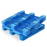 Palette en plastique industrielle pour transport lourd, renforcée avec barres d'acier, antidérapante, 1200x1000mm, vente en gros