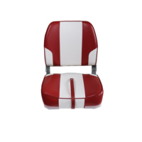 Nouveau Siège de Capitaine Rabattable en Cuir PU Imperméable pour Bateau, Siège Pliant à Charnière pour Yacht et Navire