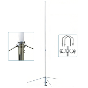 Antenne de base Triband Omni en fibre de verre pour répéteur radio, antenne de station de base HF/VHF/UHF SDdiamond <span class=keywords><strong>V2000</strong></span> - Product Image 1