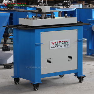 Máquina formadora de cuellos giratorios de acero para conductos cuadrados Yufon, tipo Pittsburgh, para la fabricación de tuberías <span class=keywords><strong>HVAC</strong></span> - Product Image 2