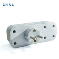EU 16A 250V français allemand 3 interrupteur de prise protection de sécurité adaptateur de prise électrique