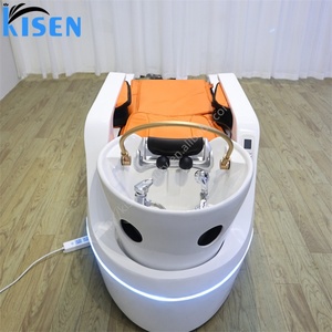 KISEN Electrical Shampoo <b>Bed</b> Furniture for Professional Beauty Salon High <b>End</b> Hair Salon Furniture Beauty Salon Massage <b>Bed</b> - Product Image 3