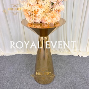 Venta al por mayor de oro mesas altas de <span class=keywords><strong>alta</strong></span> calidad redonda de acero inoxidable <span class=keywords><strong>mesa</strong></span> de <span class=keywords><strong>bar</strong></span> para el restaurante del hotel - Product Image 5