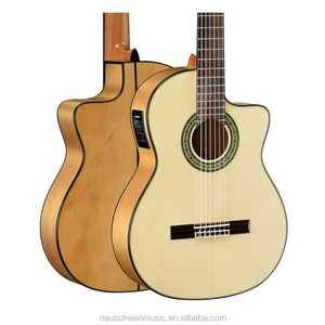 Prime Solide Top Cyprès <span class=keywords><strong>Flamenco</strong></span> Guitare Professionnel instruments À Cordes Espagnol À La Main Classique Guitare Coupe - Product Image 3