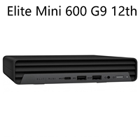 Ordinateur de bureau Barebone Tiny Elite Mini 600 G9 12e génération, propre, sans rayures, grade A, testé, fonctionnel