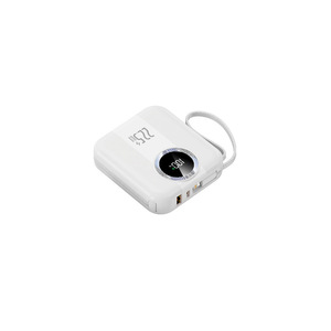 Batería Externa de Carga Rápida y Resistente de 22.5W con Cable Micro USB Integrado, Tipo-C, Pantalla LED, Mini Compacta, Venta al Por Mayor - Product Image 6