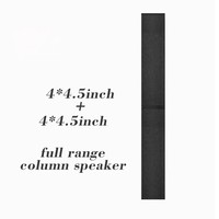 Haut-parleur de colonne 8*4.5 pouces Portable 18 Active Powered Subwoofer Mini Line Array Speaker System Sound