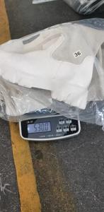 Sepatu bot tinggi wanita, Platform gaya panjang kain elastis ukuran besar 36-43 di atas lutut rajutan paha - Product Image 3