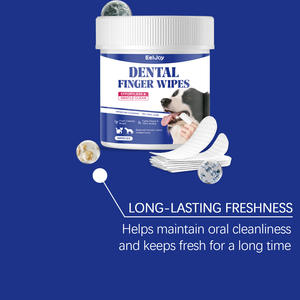 Toallitas Húmedas para Perros EELJOY, Limpieza Dental, Aroma a Frutas, Ingredientes Suaves, Material de Poliéster, Cubierta para Dedos, Eliminación de Sarro, Todas las Edades - Product Image 6