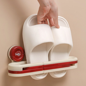 2026 Wholesale Wall Mounted Slipper Rack Foldable <b>Shoe</b> Organizer Bathroom Towel <b>Holder</b> Space Saving Storage Rack For Home Hotel - Product Image 3