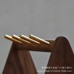 Solid Wood <b>Black</b> Walnut Key Holder Double Compartment Storage Rack Desktop Organizer Living Room Jewelry Box - Product Image 4