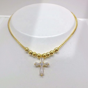 custom plata 925 Silver gold plated friendship bracelet fashion jewelry zircon hip hop vintage cross <b>charm</b> bracelets for girls - Product Image 1