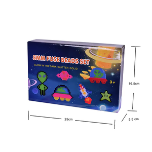 Vente en gros perles Hama jouets extraterrestres de l'espace perles de fusible à repasser jouets éducatifs bricolage perles Noctilucent Perler pour enfants - Product Image 6