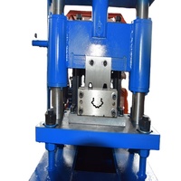 Omega Logam Anggur Teralis Saham Kebun Anggur Post C Profil Baja Roll Forming Machine